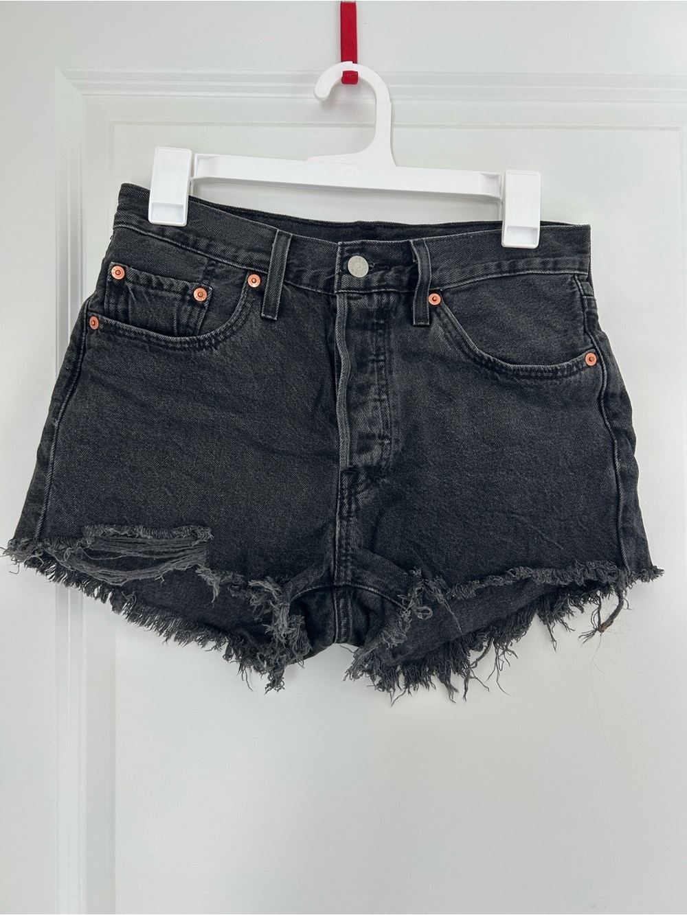 Levi's Black Denim Shorts